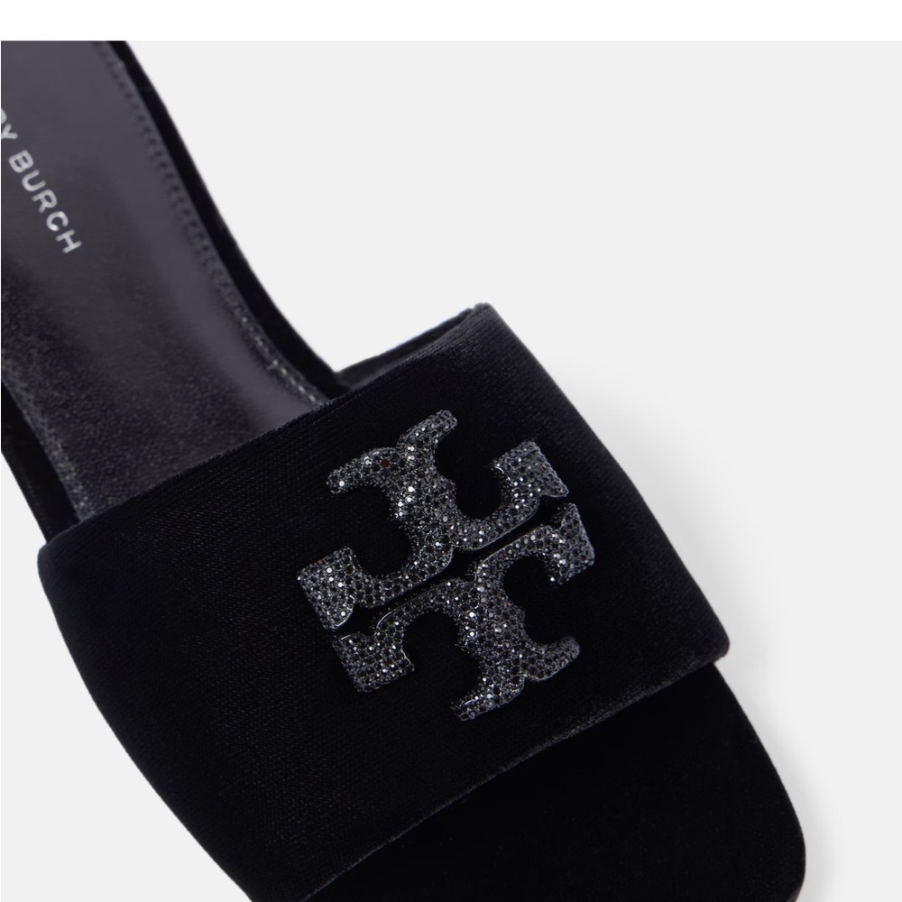 Tory Burch Black Slide Sandals NWT